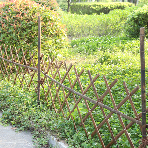 竹编制品围墙菜园围栏庭院家用户外栅栏护栏室外花园布置竹子篱笆