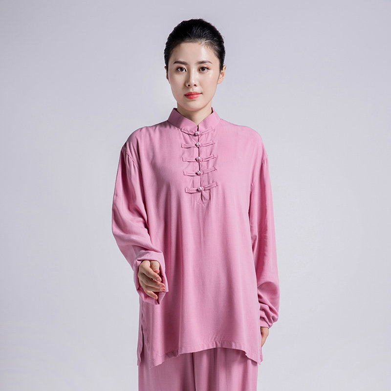 新款太极服女春夏季棉麻长短袖太极拳练功服中老年晨练服装亚麻秋