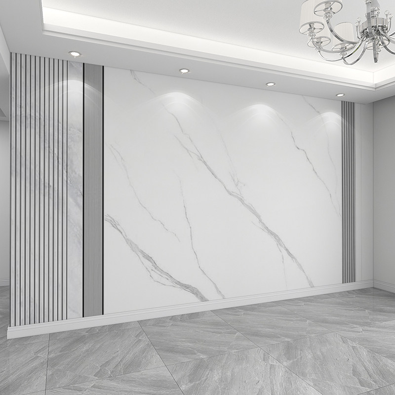 电视背景墙壁纸客厅2023新款轻奢壁画现代简约壁布直播间影视墙布