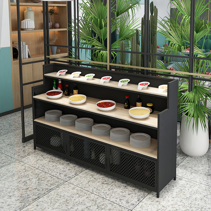 火锅店调料台佐料台串串香蘸料酱料台商用餐厅自助水果台柜小料台