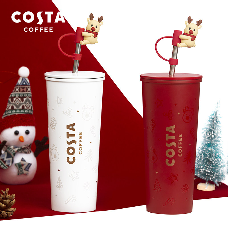 costa保温吸管杯高颜值大容量200元左右圣诞节礼物