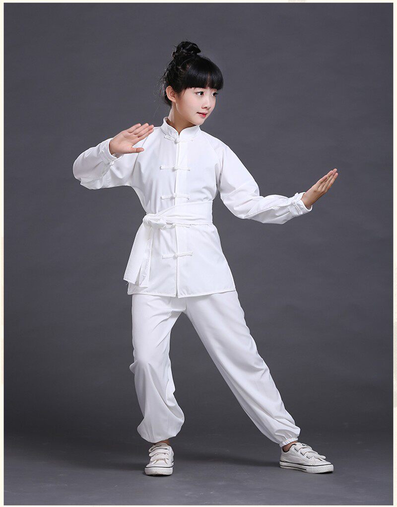 高端童武术练功服中国风功夫x表演服男女童幼儿极少服太儿训练奢