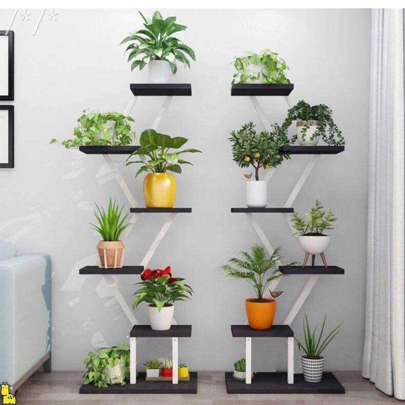 花架木质多层电视墙两边电视柜两侧的旁落地旁边客厅摆件饰品高