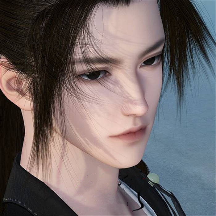 逆水寒ol玄机全职业男号忆颜捏脸数据温柔小哥哥帅气俊秀柔情