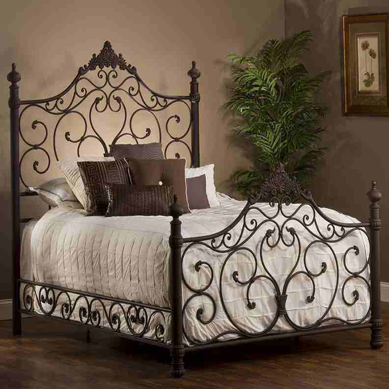 鑫礼豪欧式铁艺床公主单人双人床121518米 铁艺床高档铁床架
