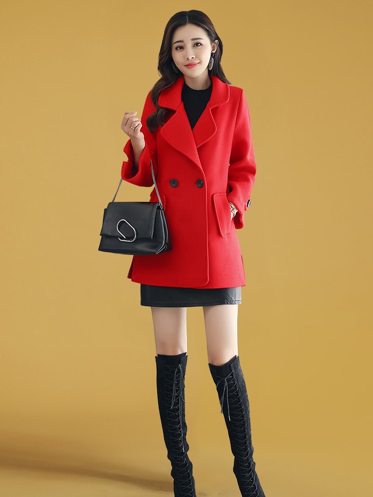 一折女装冬装外套中长款妮子