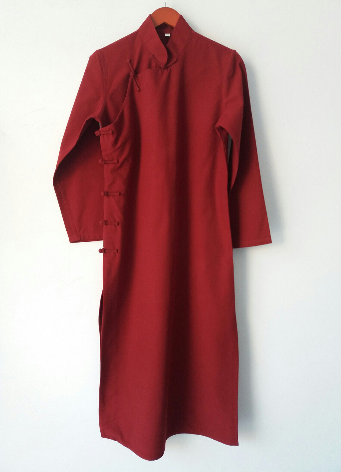 女士斜襟演出服演出表演中式马褂大马长衫纯棉礼品袋