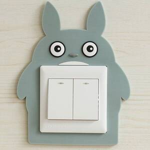 护套安全罩夜光卡通开关贴灯门免洗防护带墙上边框可爱韩式装饰框