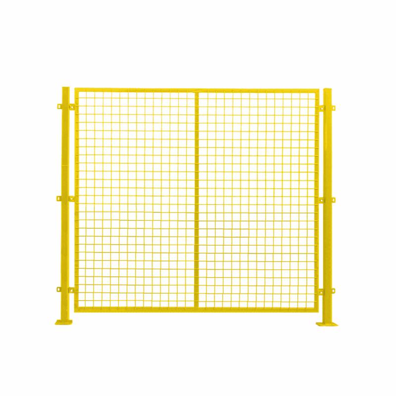 。工厂车间仓库隔离网隔断围栏快递分拣栏基O坑护栏井口防护门钢