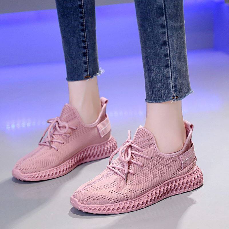 乔耐客斯特万握飞织网鞋透气椰鞋子春季女鞋2021新款运动鞋男女情