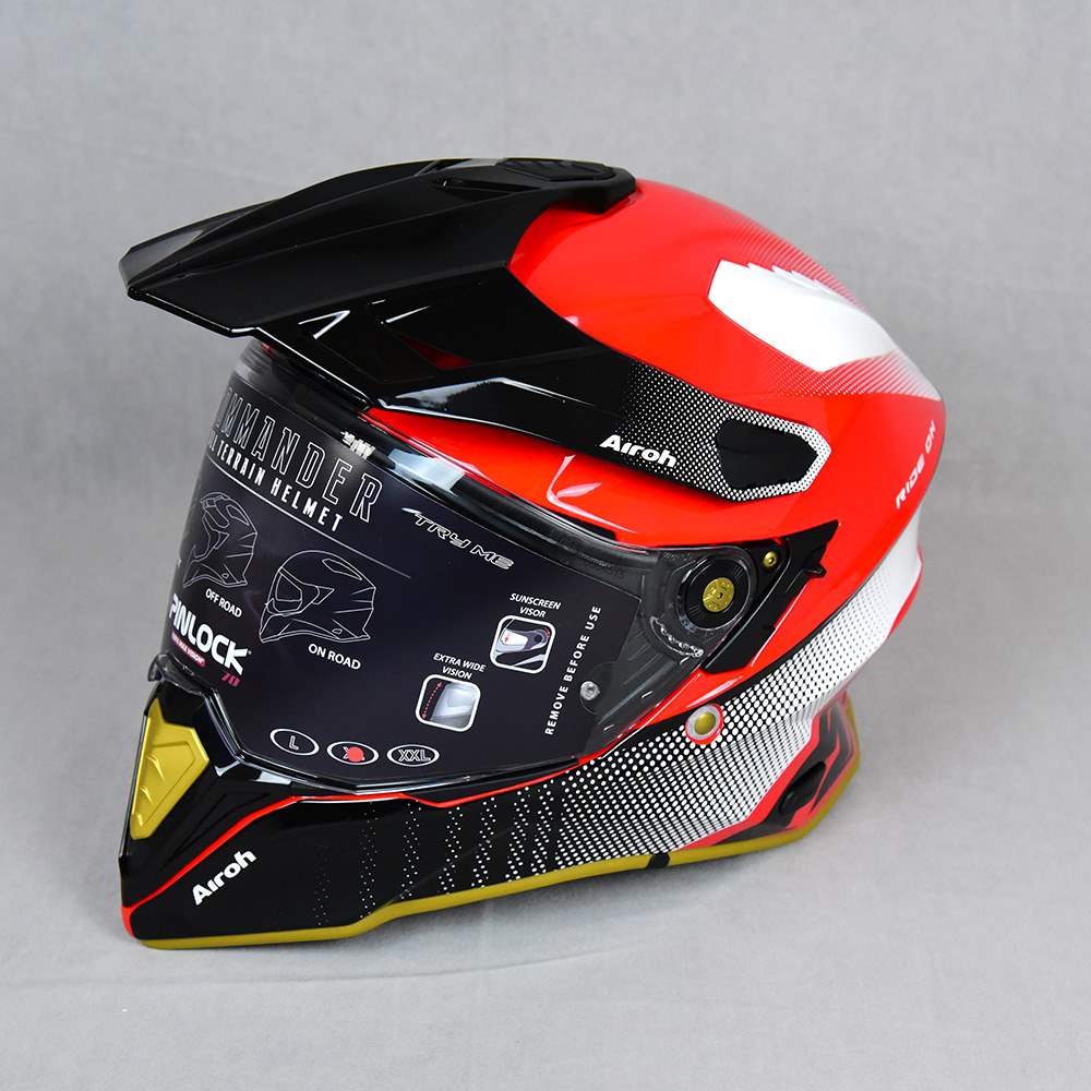 new AIROH Aino commander Commander motorcycle Dirt Bike Dual lens carbon fibre pull Helmet Headin the Motorcycle/Equipment/Fitting , Motorcyclist equipment , Motorcycle Helmets category - from Buy2taobao.com to provide professional Taobao agent buy service