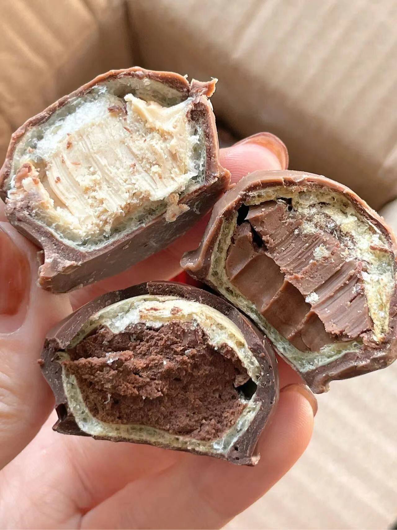 新洋品小铺墨西哥进口夹心蹦蹦巧克力办公室休闲零食30粒盒装糖果