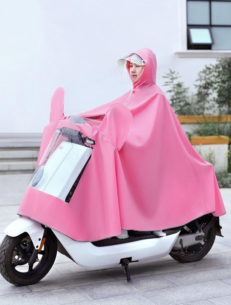 雨衣电动车可穿脱雨披单人女款女士电瓶车加大加厚时尚电车全身