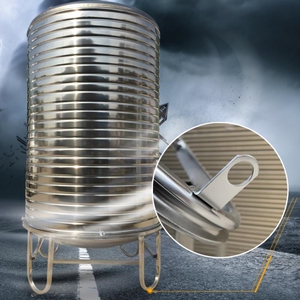 水塔家用不锈钢2吨小水箱楼顶304一加厚房车改装大容量圆形水桶