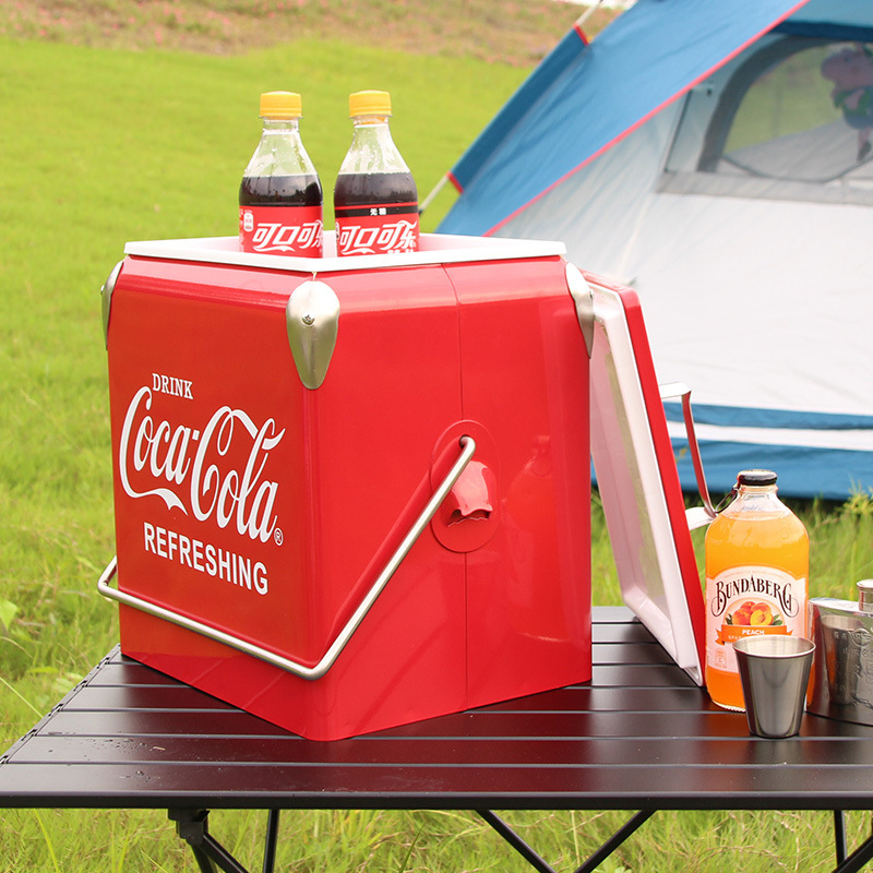 可口可乐保温箱便携户外露营野餐保冷烧烤保鲜海鲜车载食品冷藏箱