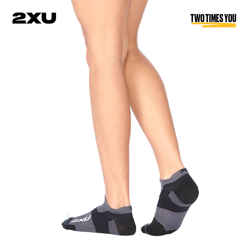 2XU 轻薄压缩隐形船袜吸汗透气跑步训练运动篮球袜男女同款防水泡