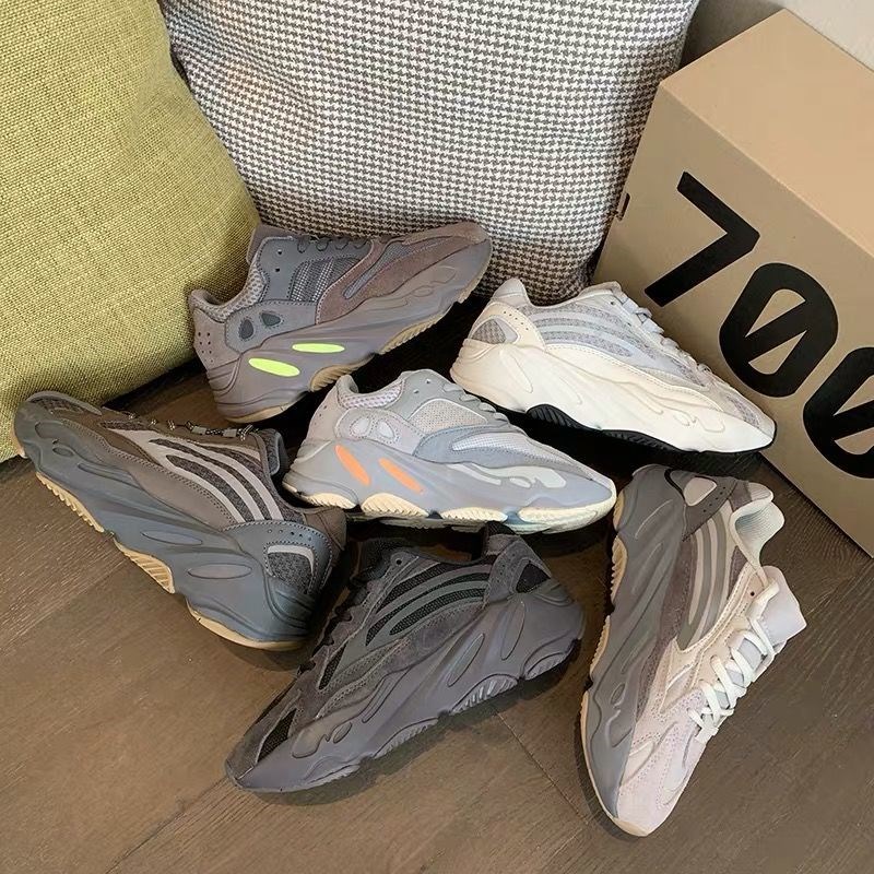 yeezy700v2黑魂,yeezy700v3黑魂 莆田华夫椰子700v2反光海盐女黑魂紫火山灰晶洞惯性老爹男鞋yeezy500