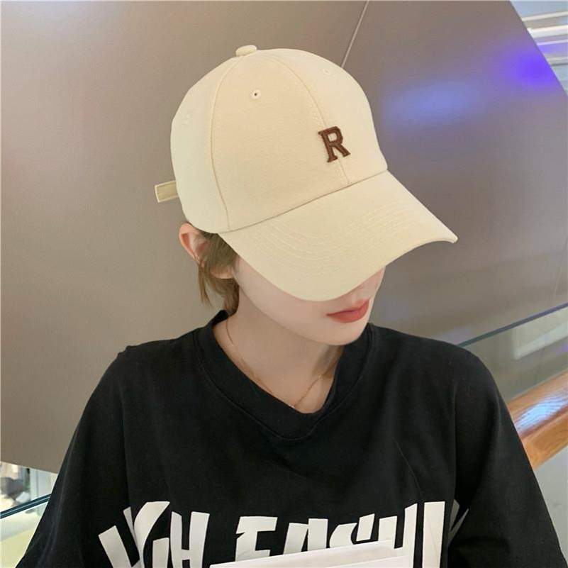 米色鸭舌帽女春夏薄款韩版ins潮牌百搭小众2021年新款棒球帽软顶