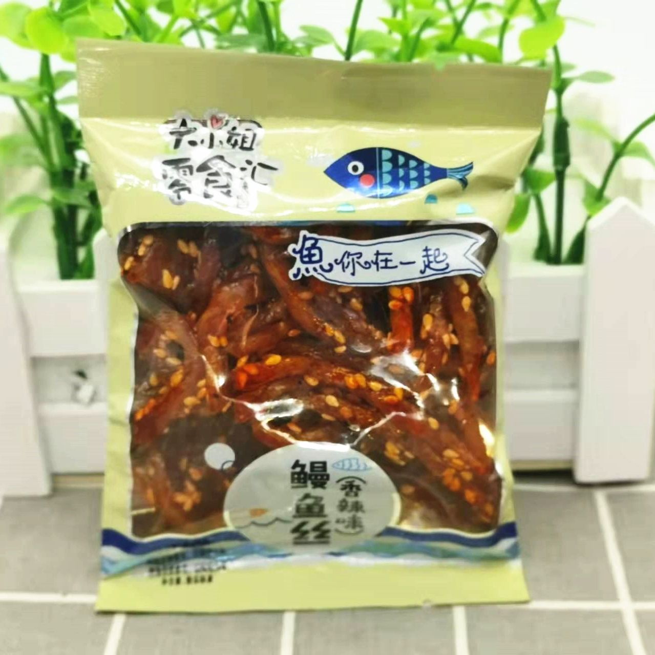 大小姐零食汇鳗鱼丝香辣味即食鱼系列海鲜休闲零食小包小鱼仔500g