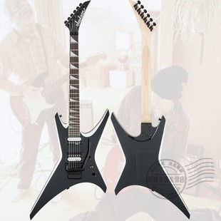 Jackson杰克逊JS 系列Warrior JS32黑色搭配白色边叉子异形电吉他