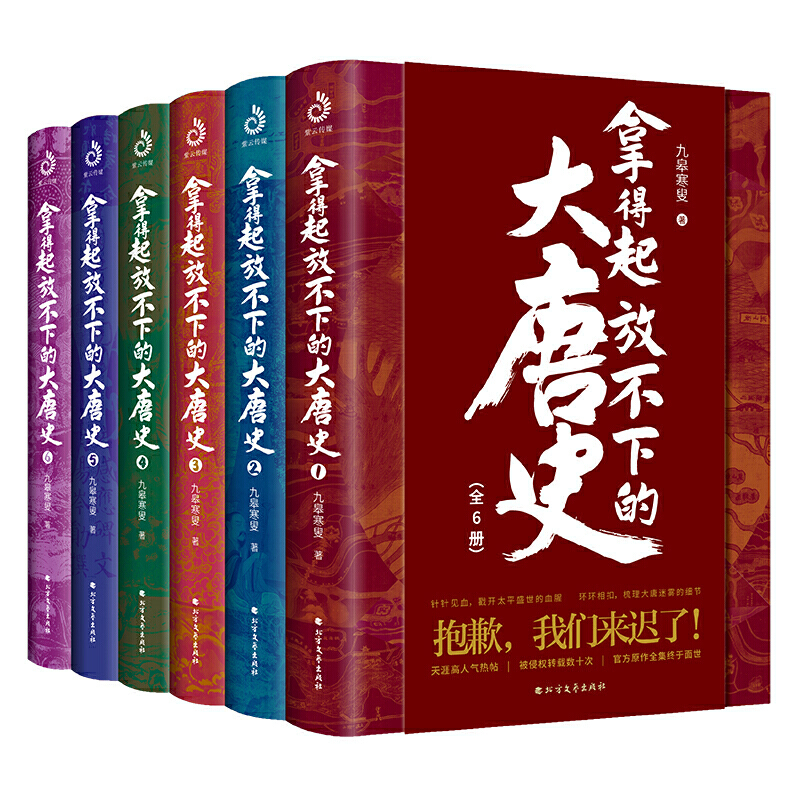 全6册 拿得起放不下的大唐史 九皋寒叟著 通俗大唐史媲美长安十二时辰唐朝那些事儿 中国古代历史普及读物书 还原三百年大唐史