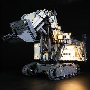 积木遥控机拼装挖掘玩具高难度工程机械车利勃海尔模型42100宇星