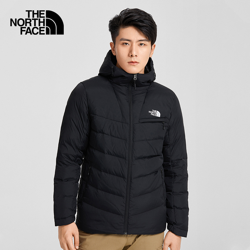 thenorthface北面羽绒服男2021冬季新款户外保暖连帽外套上衣7qpk