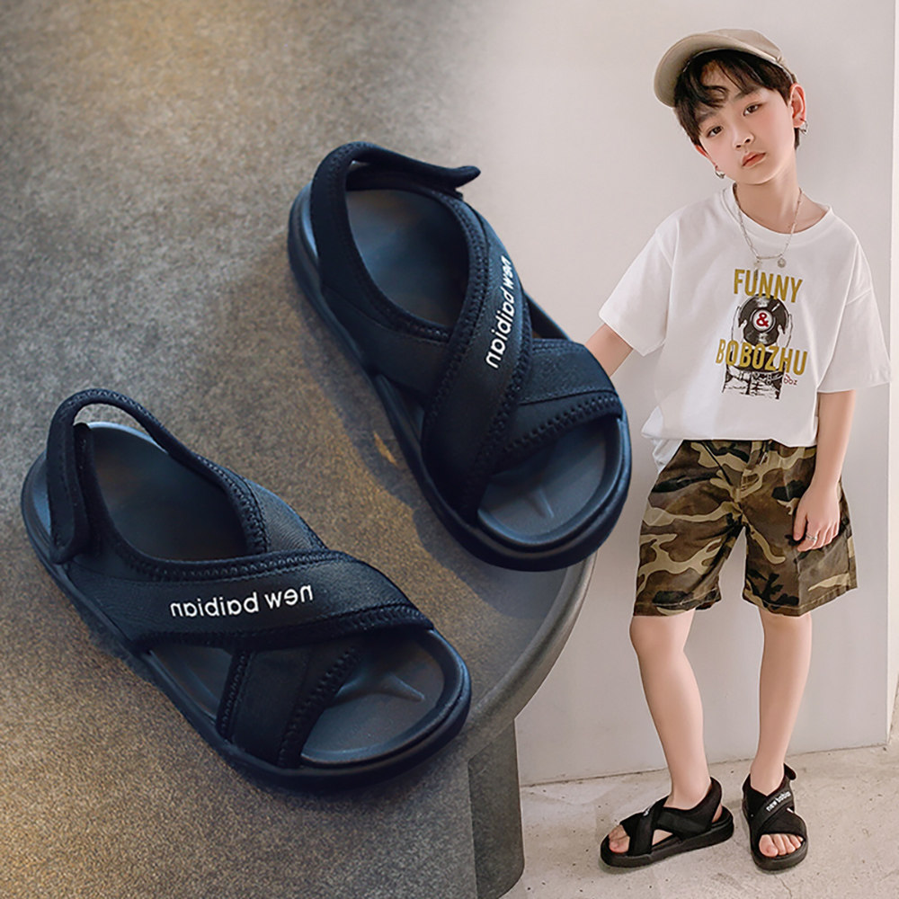 男童凉鞋2021新款夏季小男孩女宝软底沙滩鞋中大童童鞋儿童鞋子潮