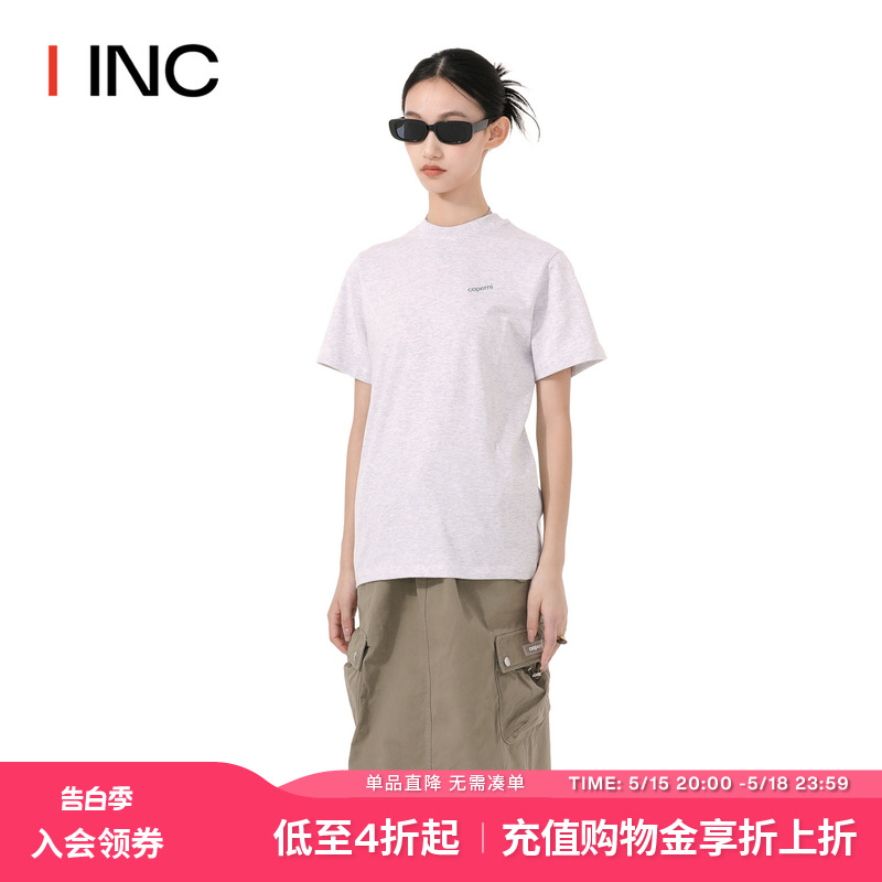 Coperni设计师品牌】 IINC 23PF圆领LOGO短袖T恤女休闲打底衫