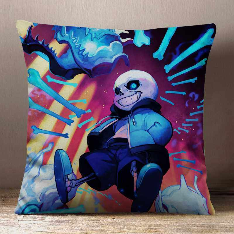 正品传说之下抱枕inksans玩偶周边undertal定制动漫游戏 新蓝僵尸