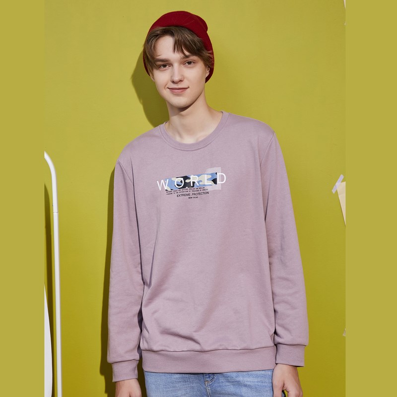 快鱼服饰店快鱼巴图专属快鱼男士休闲上衣春帅气长袖圆领卫衣男