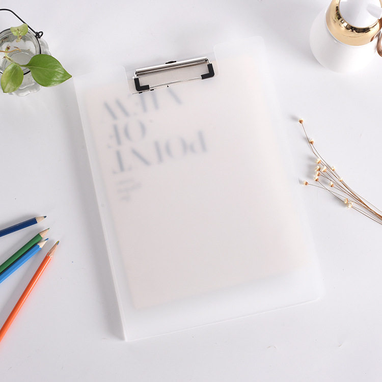 加厚书写板学生用写字垫板会议记录资料夹硬塑料夹餐厅用菜单夹本夹子