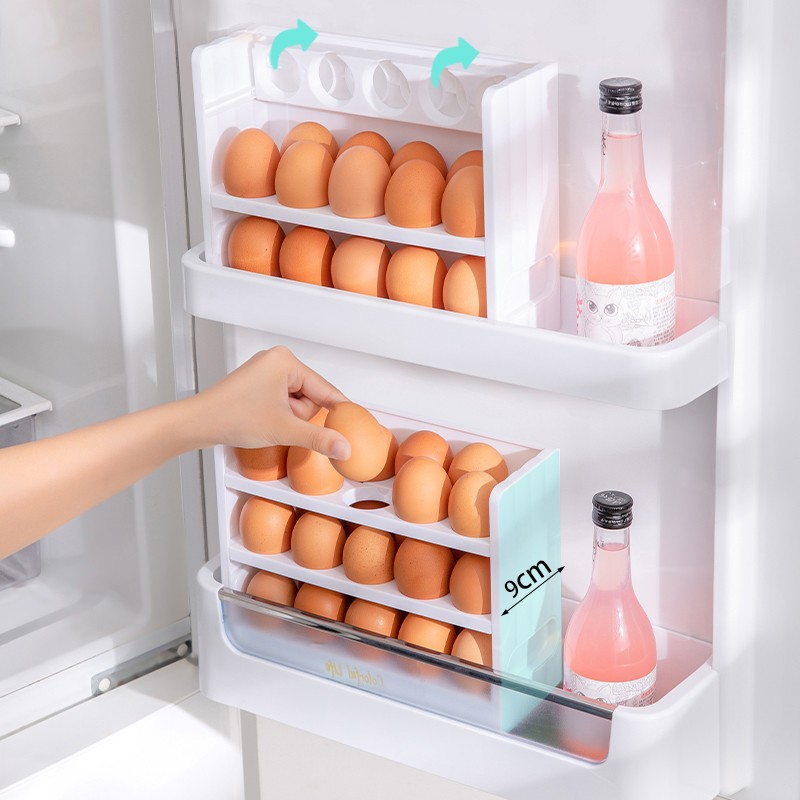 鸡蛋收纳盒冰箱专用侧门装放鸡蛋的盒