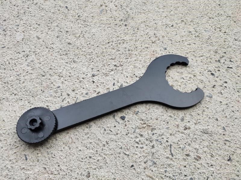 自行车山地车一体中轴扳手w修理工具配件扳手维修维护拆卸工具