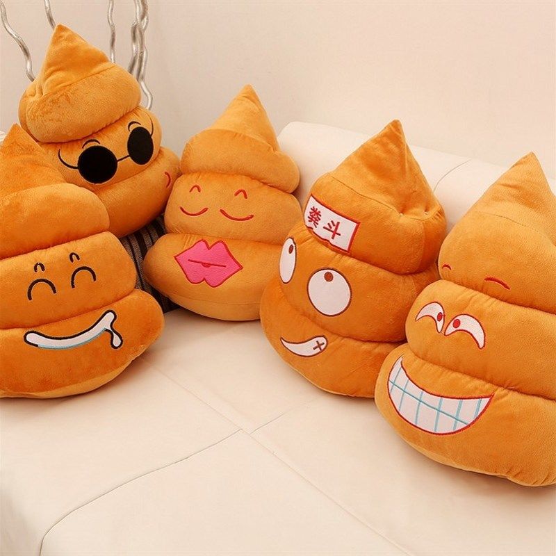 粪斗大便便抱枕绒生毛玩玩具奋斗便便公仔搞怪屎粑粑偶日礼物男女