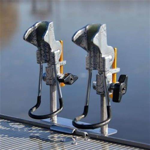 万向炮台架加杆j架钓台支件通用海厚滑动双炮台座配架海竿架