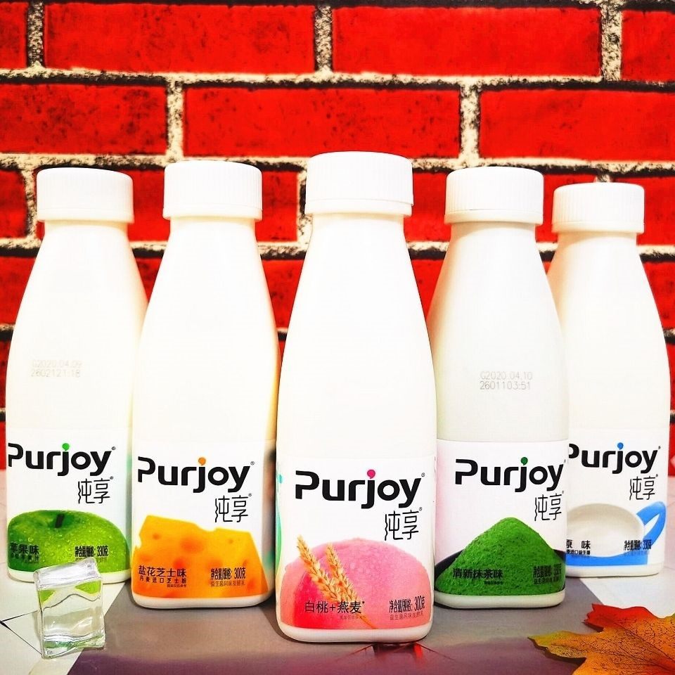 纯享酸奶300g612瓶风味发酵乳酸奶早餐奶苹果抹茶芝士