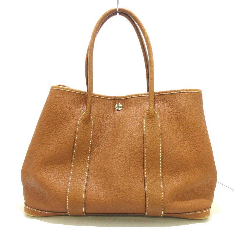 中古hermes爱马仕85新gardenparty托特包pm35660704brandear