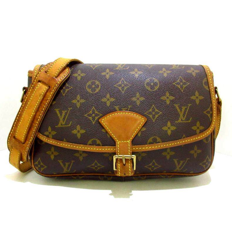 中古lv路易威登85新sologne邮差包单肩包老花brandear