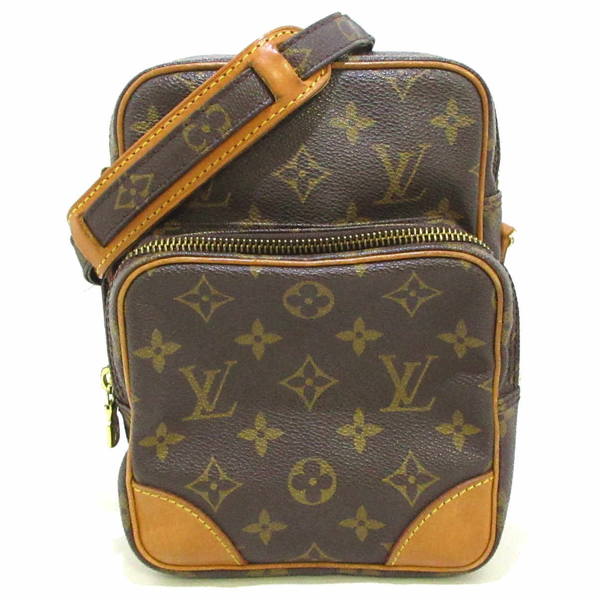 中古lv路易威登9新amazon相机包单肩包老花35833150