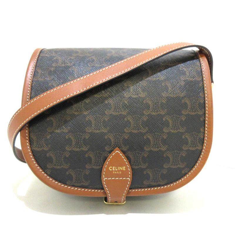 中古celine思琳9新falco马鞍包中号35295415brandear