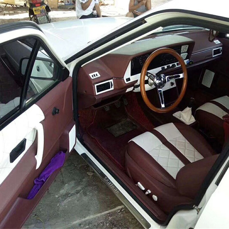 老普桑内饰改装复古定做全车内饰翻新新j秀门板仪表台工作台顶棚