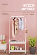 Clothes rack floor-to-ceiling bedroom multi-functional drying rack household simple coat rack storage clothes rod mobile rack