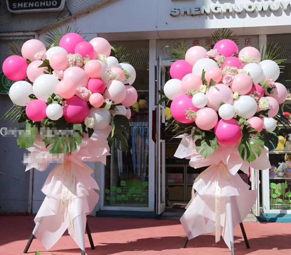 北京同城红玫瑰大麦开业大吉花篮开张乔迁开店气球鲜花明星应援