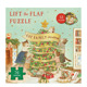 【预售】【翻翻拼图】猫咪家族 Cat Family Christmas Lift-the-Flap Puzzle 艺术创意进口文创产品 节日送礼
