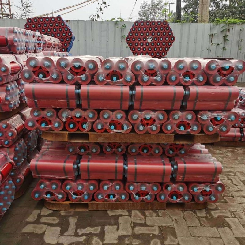 矿用托辊输送机托辊滚筒支架托辊d传送带托辊包胶托辊输送带托辊