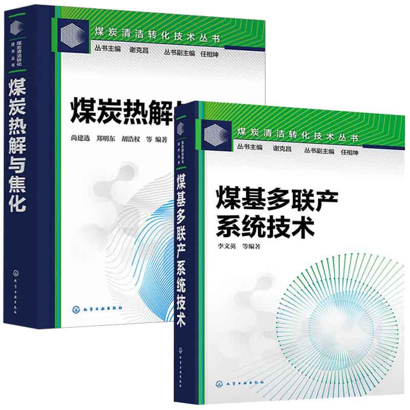 煤基多联产系统技术 李文英+煤炭热解与焦化 尚建选 2本化学工业出版社