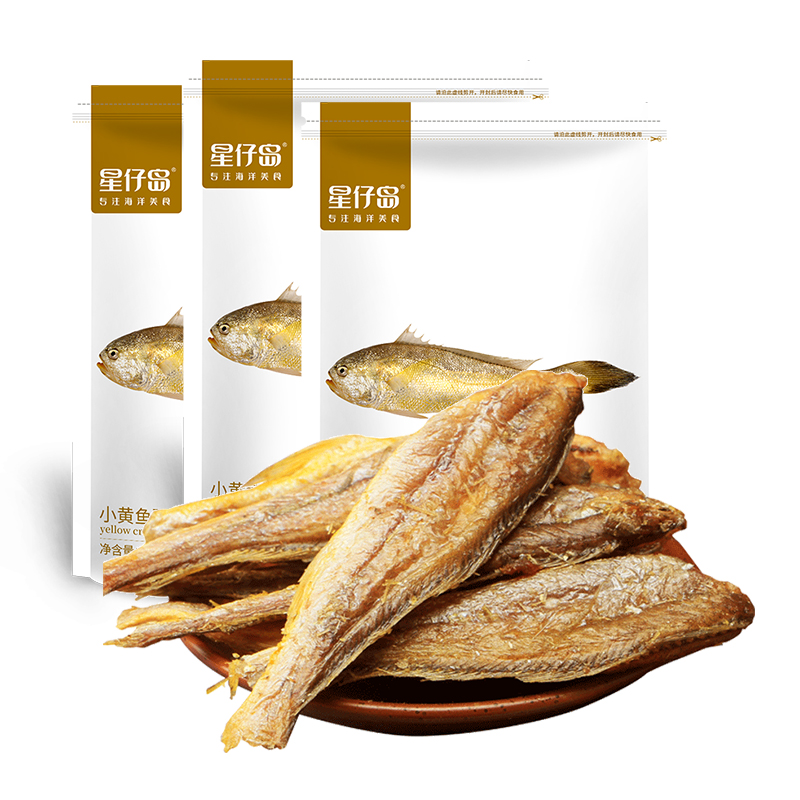 星仔岛香酥80g烘干炭烤酥脆小黄鱼