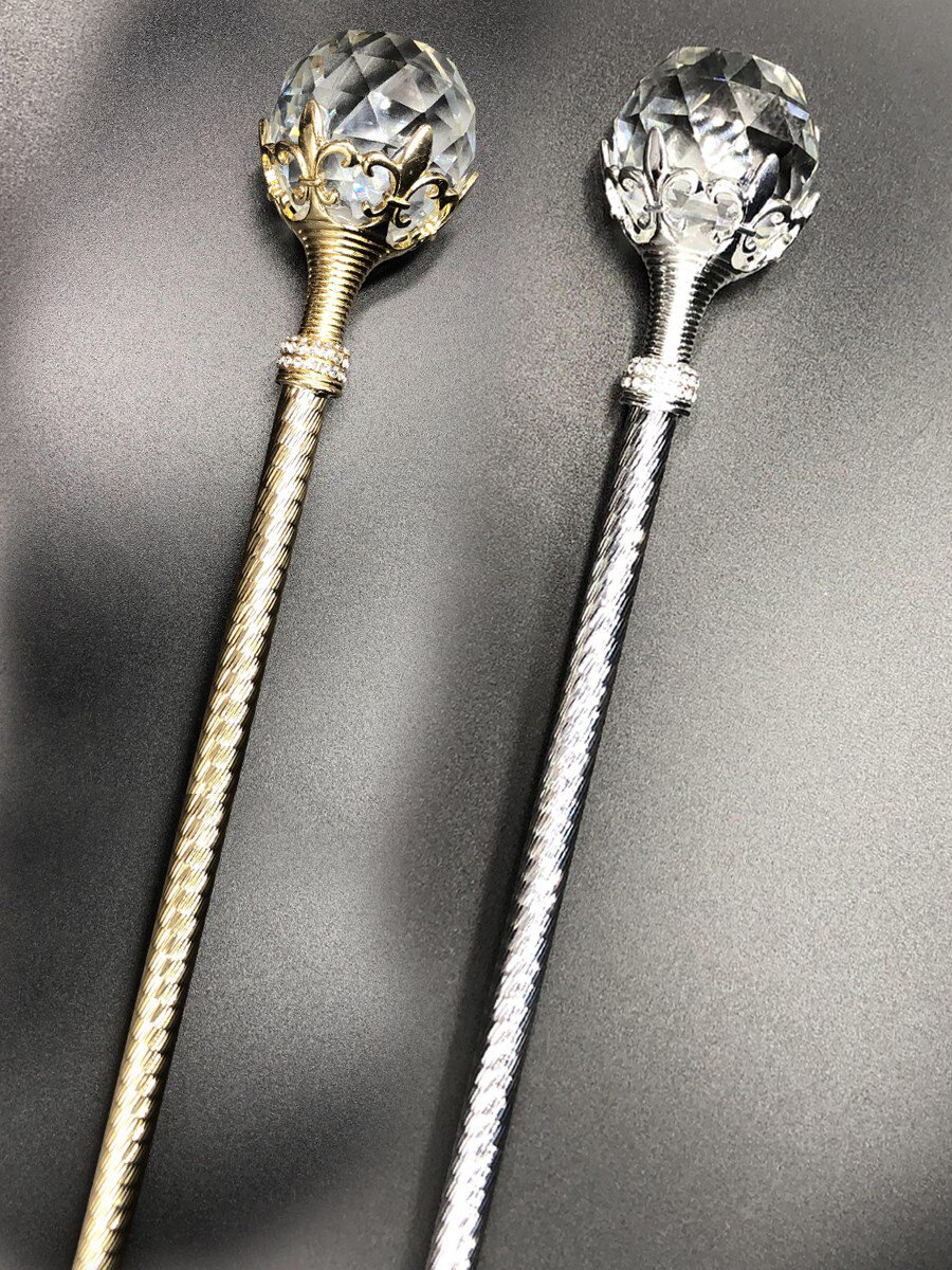 水晶球玩具魔法棒权杖国王手杖儿童公主仙女舞台道具小女孩表演出