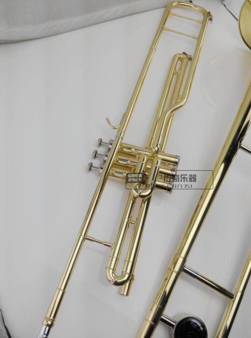 2021高档立健行进摁键活塞式长号